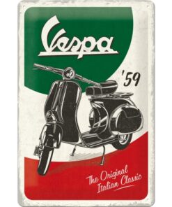 Blechschild 20x30cm Vespa- The Italien Classic