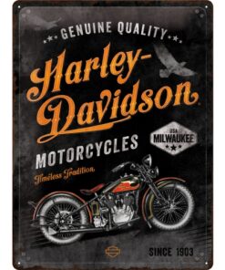 Blechschild Harley Davidson Motorcycles