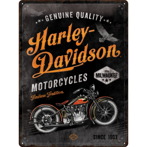 Blechschild 30x40cm Harley-Davidson