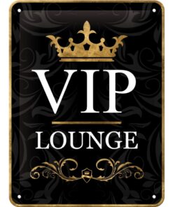 Schild Metall VIP LOUNGE