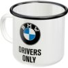 Emaillebecher BMW Drivers Only