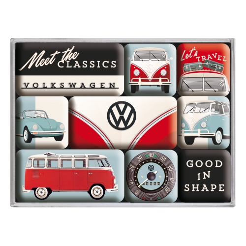 Magnetset 9-teilig VW Meet the classics