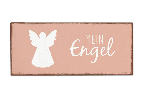 Schild Metall Mein Engel