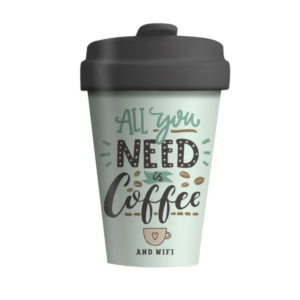 Becher to go All you need is coffee