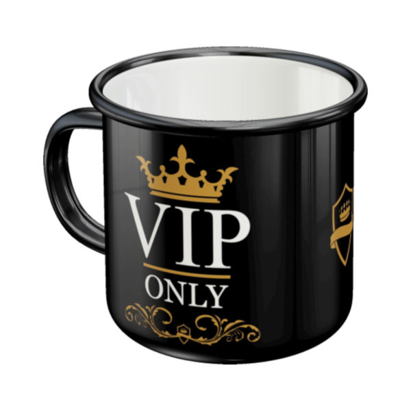Emaille Becher VIP ONLY