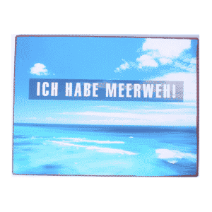 Schild Metall Meerweh