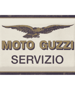 Blechschild 20x30cm Moto Guzzi Servizio