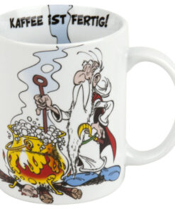 Becher Asterix Kaffee ist fertig