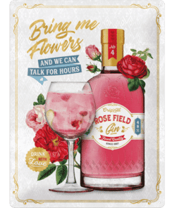 Blechschild Pink Gin