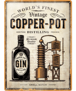 Blechschild Gin