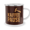 Emaille-Becher Kaffee-Pause