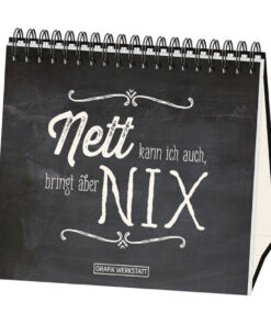 Spiralbuch Nett kann ich auch