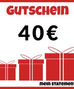 Geschenk-Gutschein 40 Euro