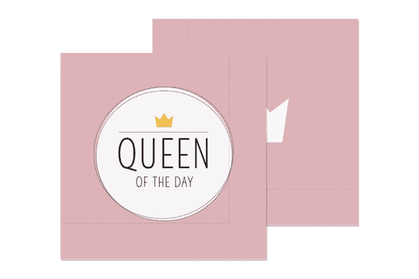 Servietten Queen of the day