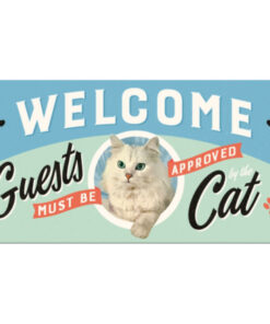 Schild Metall 10 x 20 cm Welcome