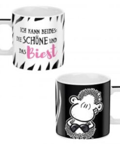 Alternative view of Tasse Porzellan Schöne und Biest