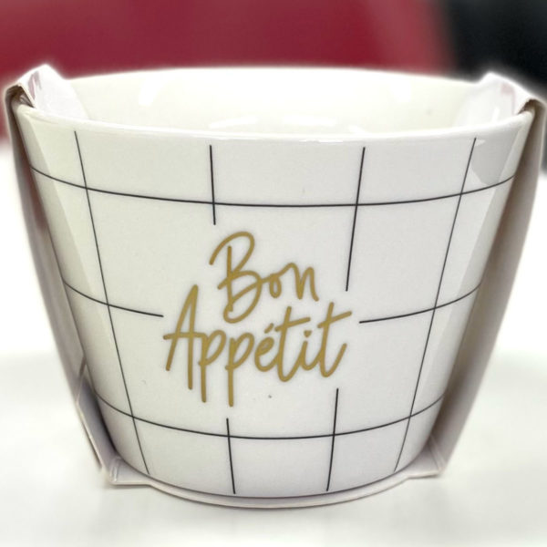 Müslischale Porzellan Bon Appétit