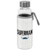 Trinkflasche Glas mit Schutzhülle <br> Superman 350 ml