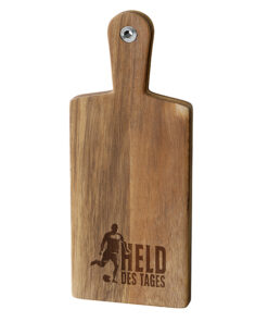 Holzbrett Held des Tages