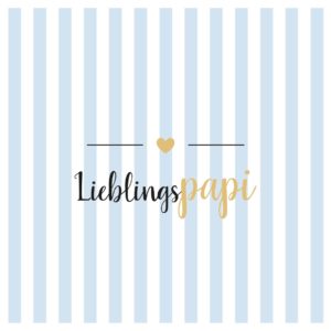 Servietten Lieblingspapi