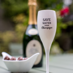 Sektglas SAVE WATER DRINK CHAMPAGNE