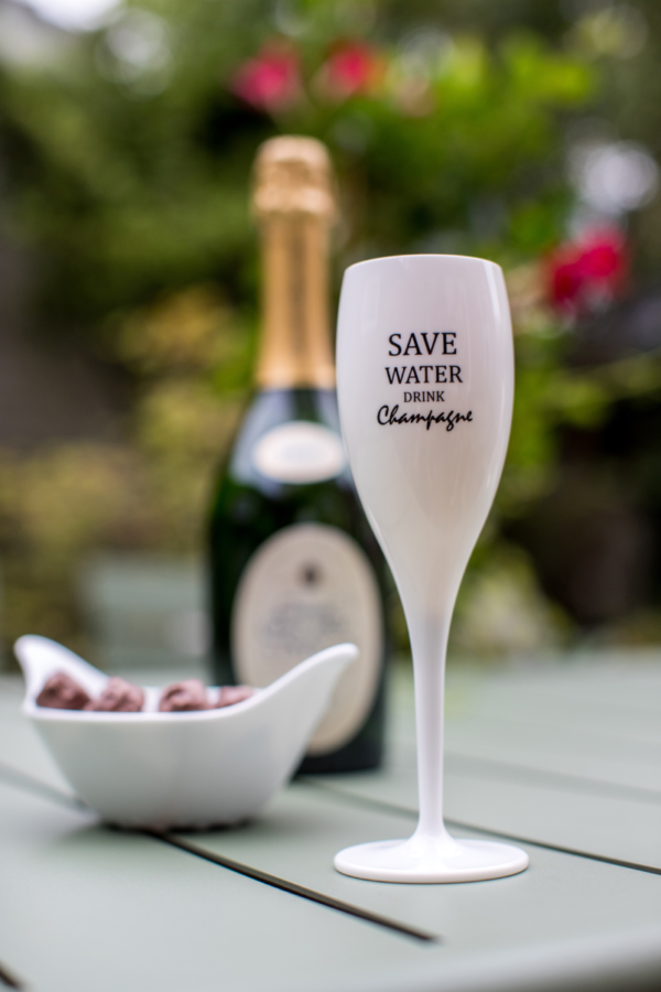 Sektglas SAVE WATER DRINK CHAMPAGNE