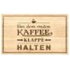 Schneidebrett vor dem ersten Kaffee
