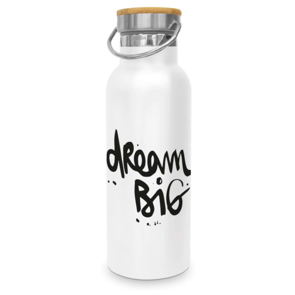 Dream Big Edelstahl-Trinkflasche