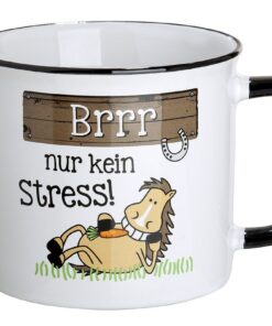 Keramik Tasse brrr nur kein Stress