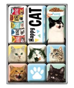 Magnetset 9-teilig Happy Cat
