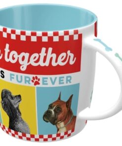 Alternative view of Tasse Keramik Better together dogs