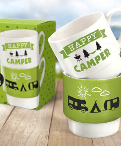 Stapeltasse Happy Camper