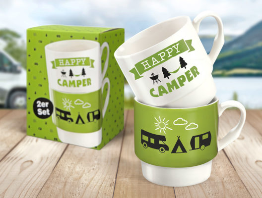 Stapeltasse Happy Camper