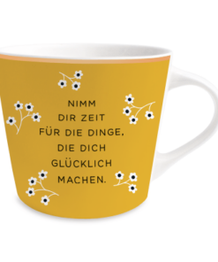 Goldtasse Nimm dir Zeit