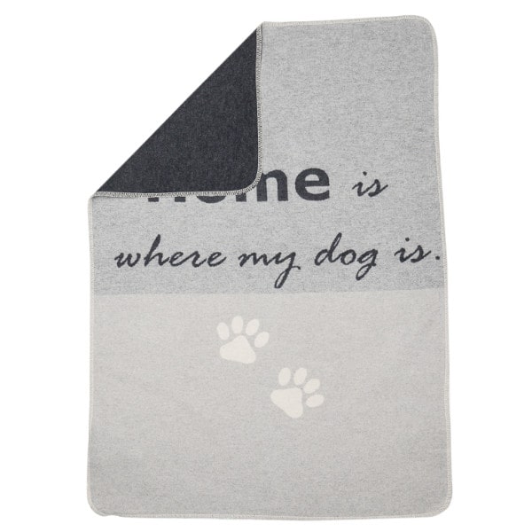 Hundedecke "Home is where my dog is"