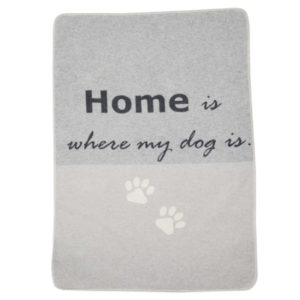 Hundedecke "Home is where my dog is"