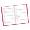 Terminplaner 2023 Lederlook pink