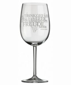 Weinglas Tringefäß Freude