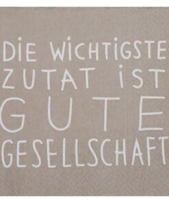 Servietten Gute Gesellschaft