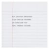Serviette Mit manchen Menschen