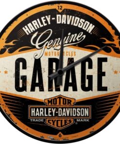 Wanduhr Harley-Davidson Garage