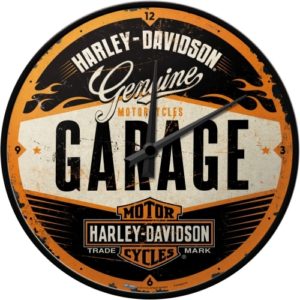Wanduhr Harley-Davidson Garage