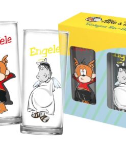 Äffle und Pferdle Trinkglas Engele und Teufele