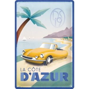 Blechschild DS Cote D'Azur