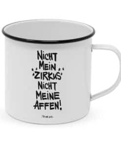 Metallbecher Nicht meine Affen