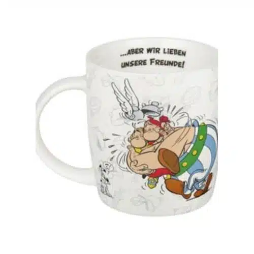 Becher Asterix Wir lieben unsere Freunde
