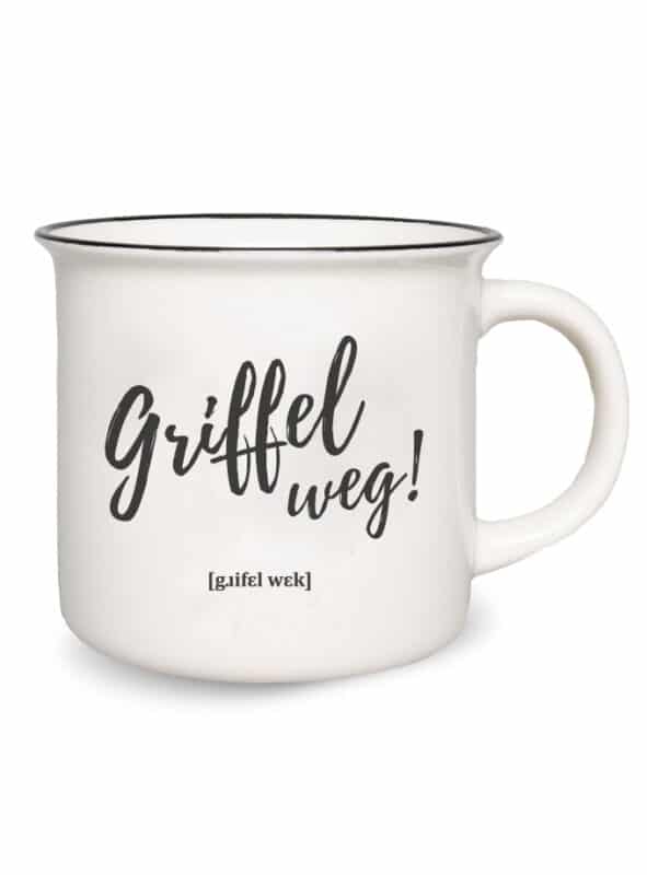 Tasse Griffel weg!