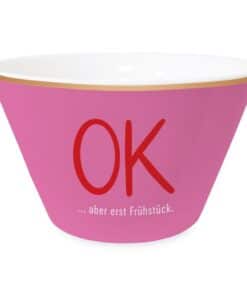 Müslischale Schreibkram OK Frühstück