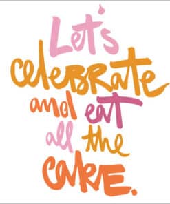 Servietten Let's celebrate