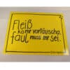 Schwäbische Postkarte Fleiß